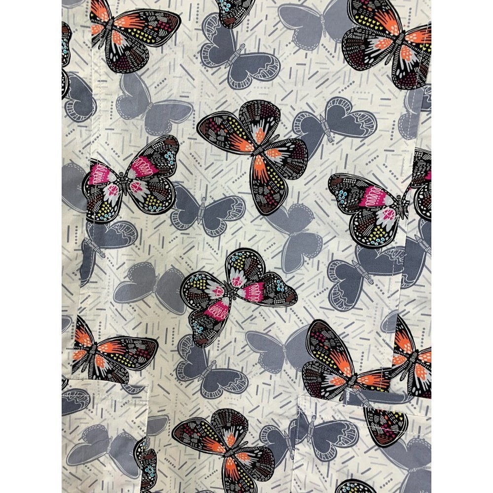 Scrubstar Women's Butterflies Scrub Top - Picture 4 of 6
